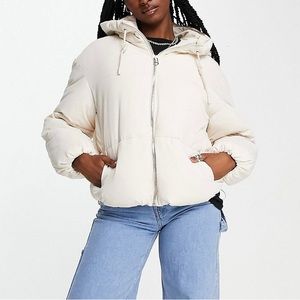 Bershka oversized puffer jacket